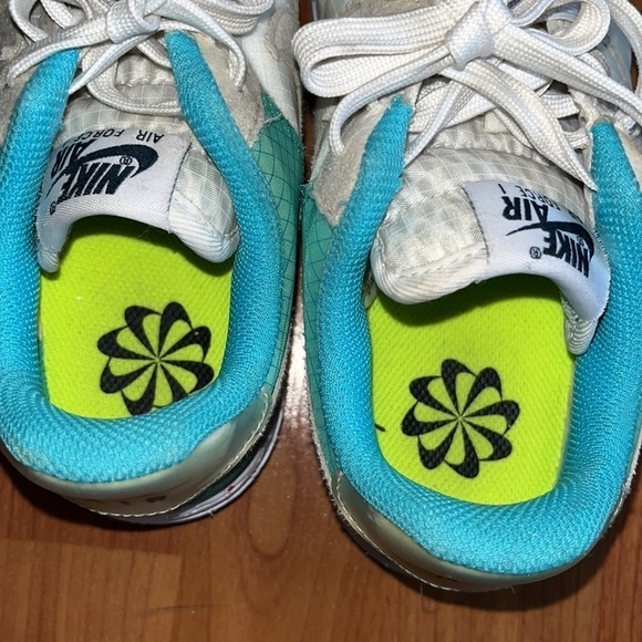 Nike women’s Air Force 1 Crater Move To Zero White Dynamic Turquoise Size 6 - Picture 7 of 12